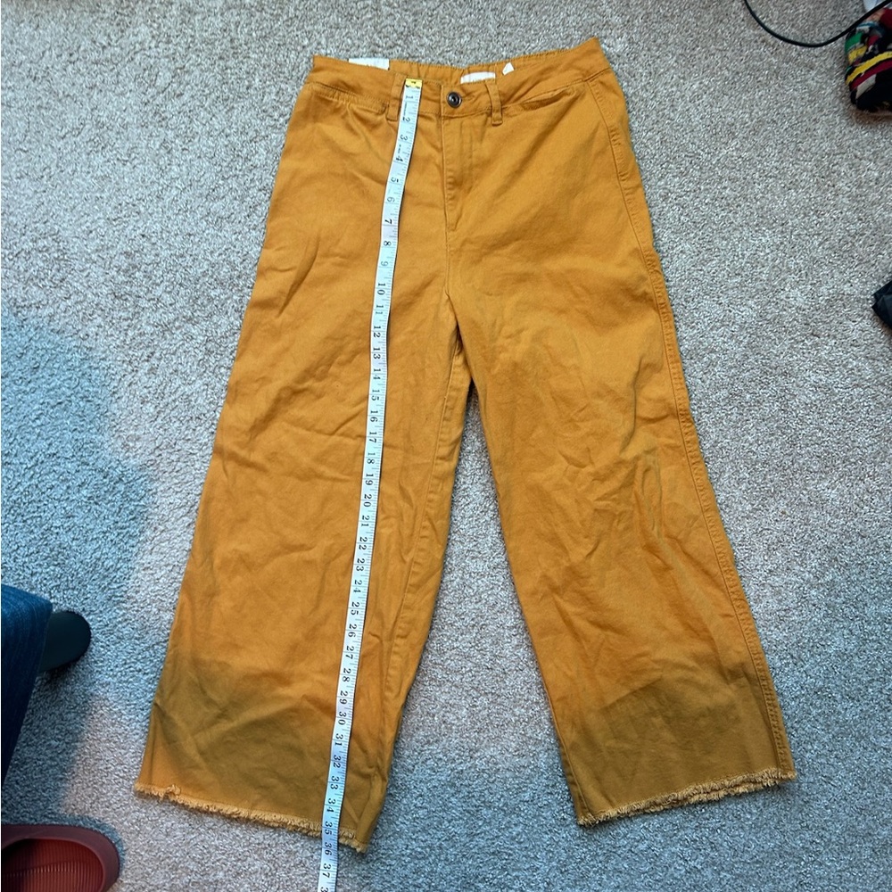 A loves A High Rise Straight Leg Ankle Length Jeans size 30 color yellow